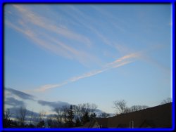 Chemtrails over Shokan